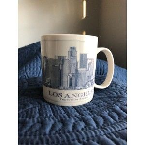 STARBUCKS 2008 Architect Series Los Angeles White 18oz Mug